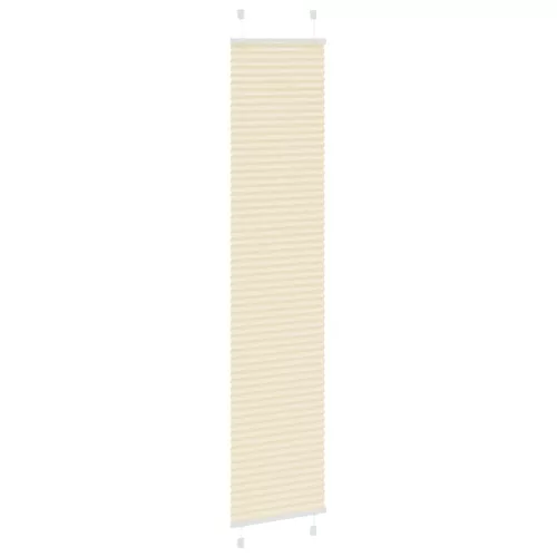 Pliszírozott redőny krém 45x200 cm szövetszélesség 44,4 cm