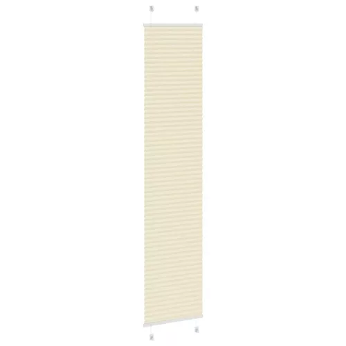 Pliszírozott redőny krém 50x200 cm szövetszélesség 49,4 cm