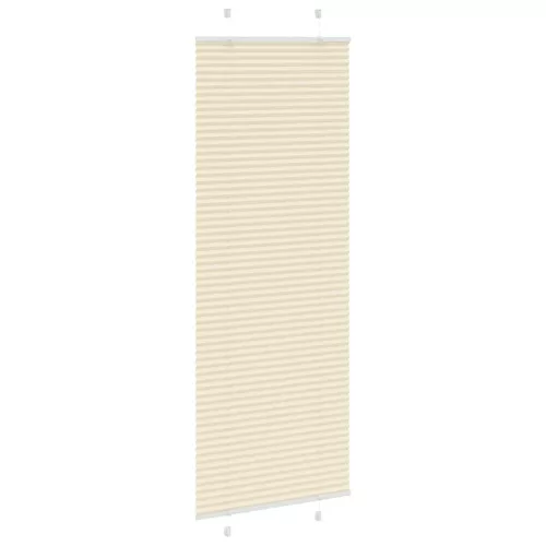 Pliszírozott redőny krém 70x200 cm szövetszélesség 69,4 cm