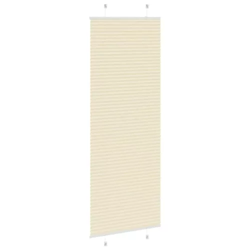 Pliszírozott redőny krém 70x200 cm szövetszélesség 69,4 cm