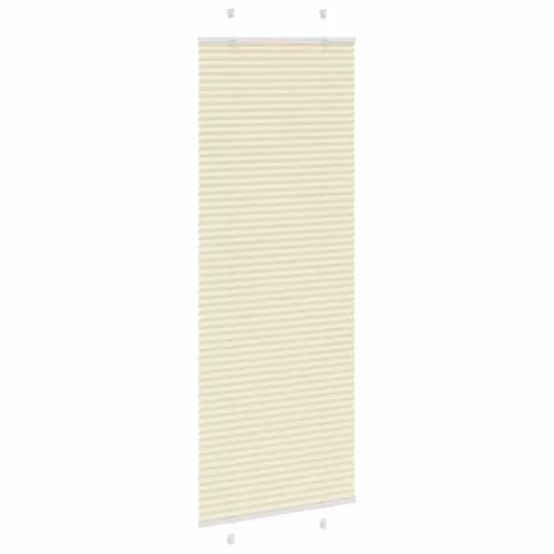 Pliszírozott redőny krém 75x200 cm szövetszélesség 74,4 cm