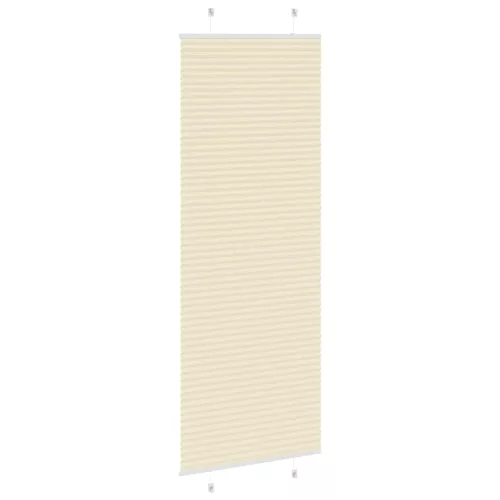 Pliszírozott redőny krém 75x200 cm szövetszélesség 74,4 cm