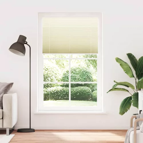 Pliszírozott redőny krém 110x200 cm szövetszélesség 109,4 cm