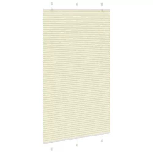 Pliszírozott redőny krém 120x200 cm szövetszélesség 119,4 cm