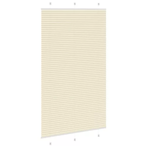 Pliszírozott redőny krém 120x200 cm szövetszélesség 119,4 cm