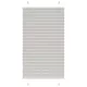 Pliszírozott redőny világosszürke 80x100 cm szövetszélesség