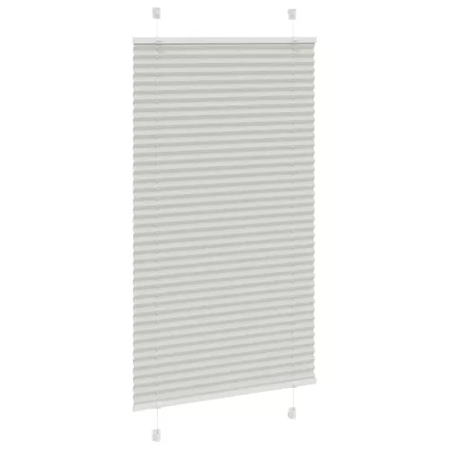 Pliszírozott redőny világosszürke 70x150 cm szövetszélesség