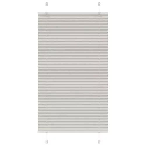 Pliszírozott redőny világosszürke 75x150 cm szövetszélesség