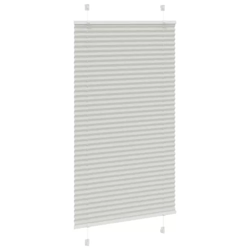 Pliszírozott redőny világosszürke 75x150 cm szövetszélesség