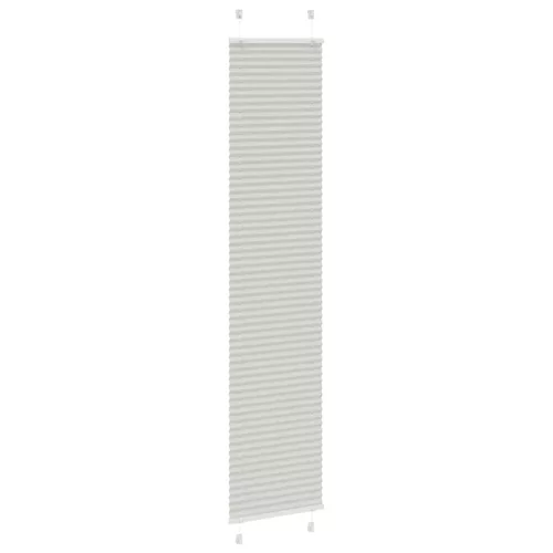 Pliszírozott redőny világosszürke 40x200 cm szövetszélesség