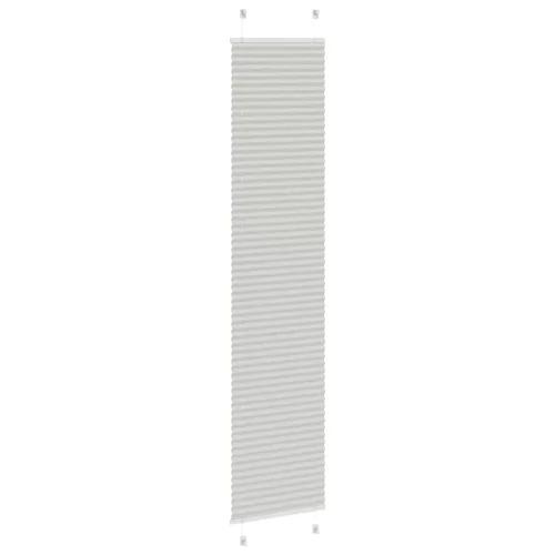 Pliszírozott redőny világosszürke 50x200 cm szövetszélesség