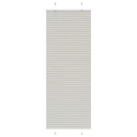   Pliszírozott redőny világosszürke 75x200 cm szövetszélesség