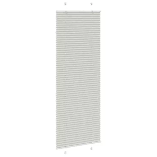 Pliszírozott redőny világosszürke 75x200 cm szövetszélesség
