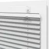 Pliszírozott redőny világosszürke 75x200 cm szövetszélesség