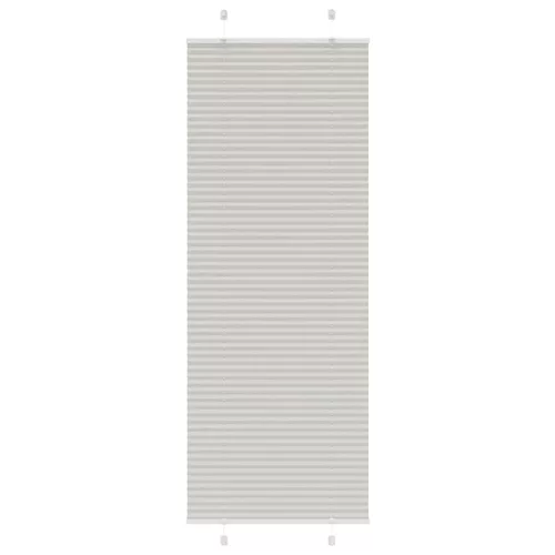 Pliszírozott redőny világosszürke 80x200 cm szövetszélesség