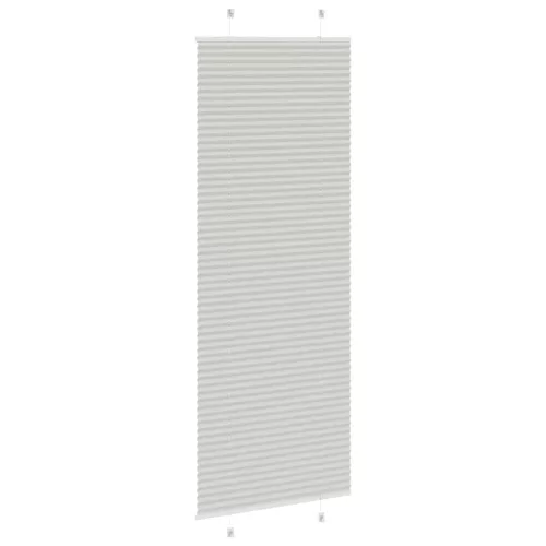 Pliszírozott redőny világosszürke 80x200 cm szövetszélesség