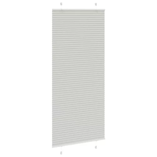 Pliszírozott redőny világosszürke 90x200 cm szövetszélesség