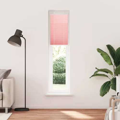 Pliszírozott redőny rózsaszín 45x200 cm szövetszélesség 44,4 cm