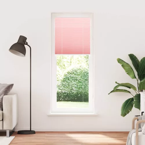 Pliszírozott redőny rózsaszín 70x200 cm szövetszélesség 69,4 cm