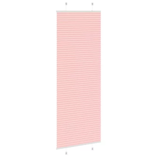 Pliszírozott redőny rózsaszín 75x200 cm szövetszélesség 74,4 cm