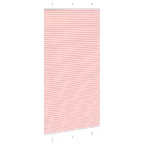 Pliszírozott redőny rózsaszín 105x200cm szövetszélesség 104,4cm