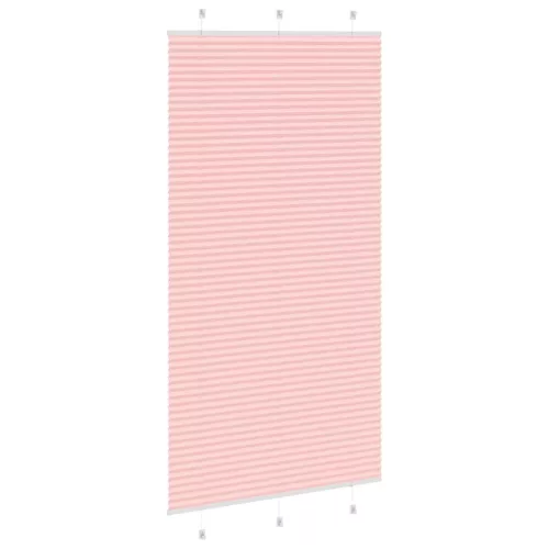 Pliszírozott redőny rózsaszín 105x200cm szövetszélesség 104,4cm