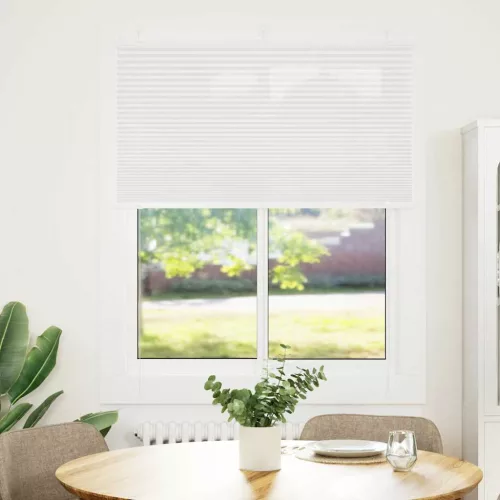 Pliszírozott redőny Fehér 105x100cm szövetszélesség 104,4cm