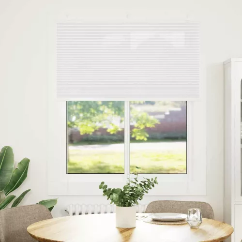 Pliszírozott redőny Fehér 110x150cm szövetszélesség 109,4cm