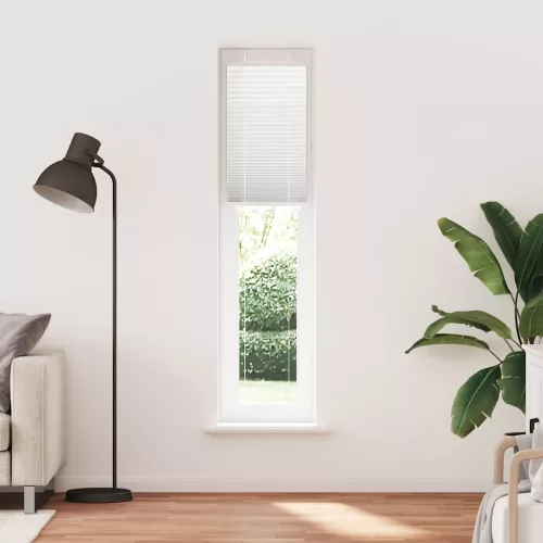 Pliszírozott redőny Fehér 40x200 cm szövetszélesség 39,4 cm