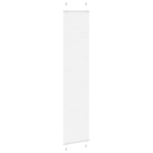 Pliszírozott redőny Fehér 40x200 cm szövetszélesség 39,4 cm