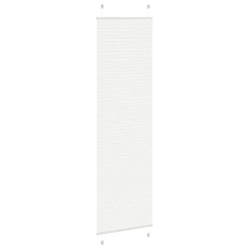 Pliszírozott redőny Fehér 55x200 cm szövetszélesség 54,4 cm