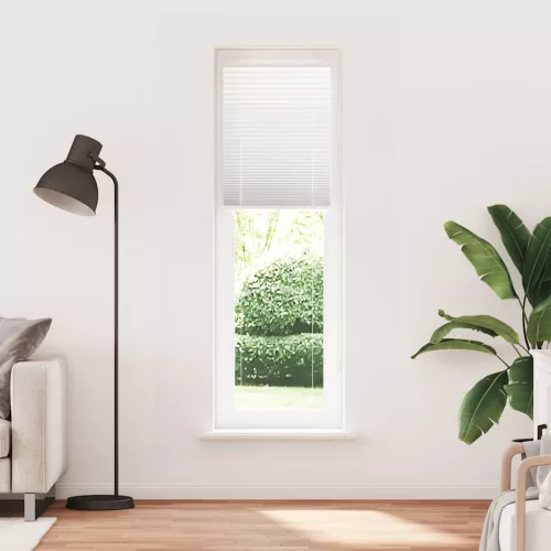 Pliszírozott redőny Fehér 60x200 cm szövetszélesség 59,4 cm