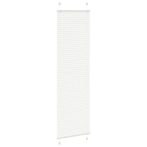 Pliszírozott redőny Fehér 60x200 cm szövetszélesség 59,4 cm