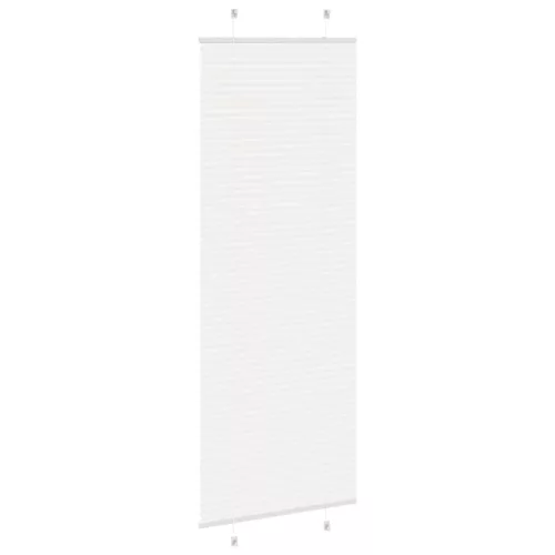 Pliszírozott redőny Fehér 80x200 cm szövetszélesség 79,4 cm