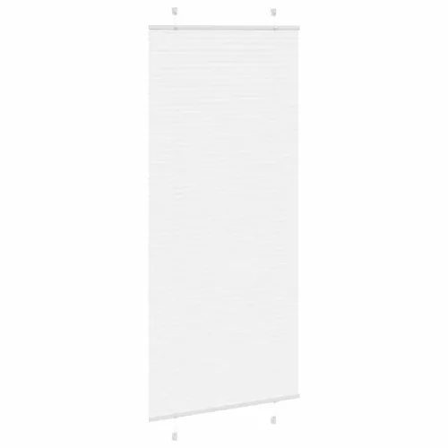 Pliszírozott redőny Fehér 85x200 cm szövetszélesség 84,4 cm