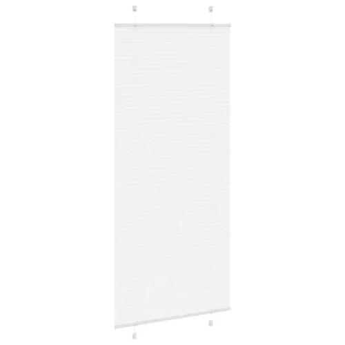 Pliszírozott redőny Fehér 85x200 cm szövetszélesség 84,4 cm