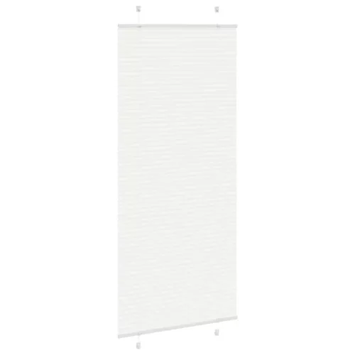 Pliszírozott redőny Fehér 95x200 cm szövetszélesség 94,4 cm