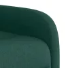 Sötétzöld szövet dönthető fotel