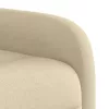 Krémszínű szövet dönthető fotel