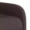 Sötétbarna szövet dönthető masszázsfotel