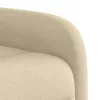 Krémszínű szövet dönthető masszázsfotel