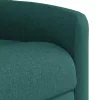 Sötétzöld szövet dönthető masszázsfotel
