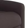 Sötétbarna szövet dönthető masszázsfotel