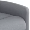 Világosszürke szövet dönthető fotel