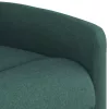 Sötétzöld szövet dönthető fotel