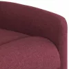 Bordó dönthető szövet masszázsfotel