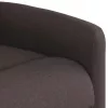 Sötétbarna szövet dönthető masszázsfotel