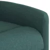 Sötétzöld szövet dönthető masszázsfotel