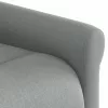 Világosszürke szövet dönthető masszázsfotel