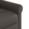 Fényes barna műbőr masszázsfotel